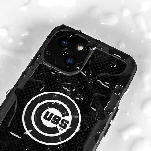 MLB Chicago Cubs Dark Wash iPhone 15 Waterproof Case